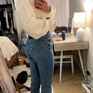 Levi dark wash jeans